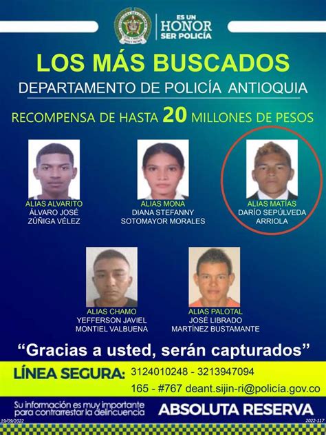 Capturan En Medellín A Alias Matías Uno De Los Más Buscados En El