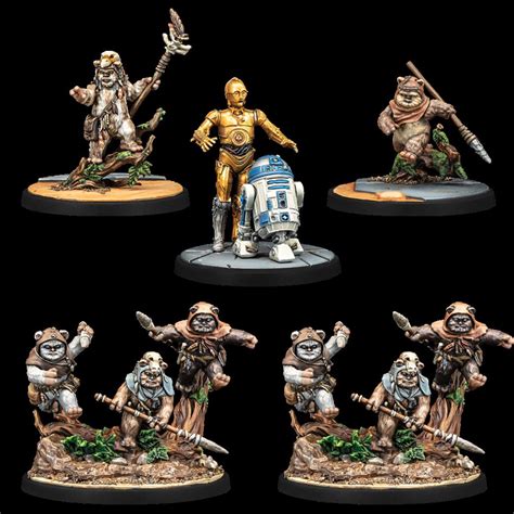 Atomic Mass Games Swp39 Yub Nub Logray Squad Pack For Star Wars