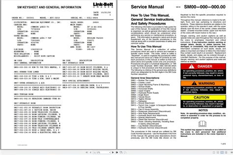 Link Belt Crane Atc Service Manual Auto Repair Manual Forum