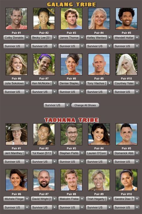 Survivor: Dynamic Duos : r/survivor