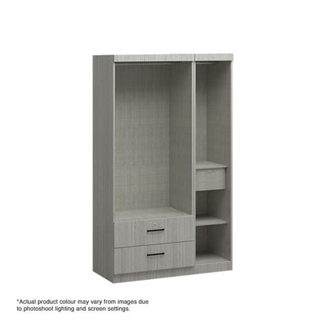 Evan Ii 3 Door Wardrobe With Drawers Sofaandbedsg