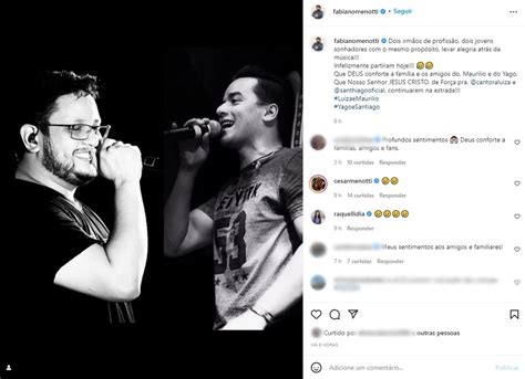 Morre Aos Anos O Cantor Sertanejo Yago Da Dupla Santhiago Wscom