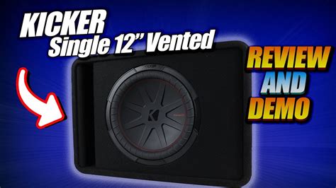 Kicker 48VCWR122 12 Subwoofer In A Vented Box PLUS How To Tune An