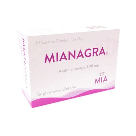 Mianagra Aceite De Onagra Mg Cont Capsulas Blandas Punto Farma