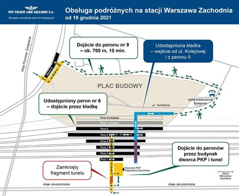 19 grudnia podróżni na stacji Warszawa Zachodnia wsiądą do pociągów z