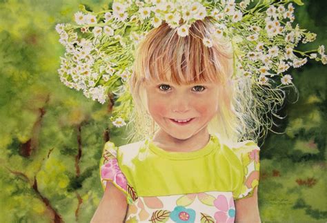 How To Paint Blonde Hair In Watercolor The Art Of Susan Walsh Harper Cwa Wiw