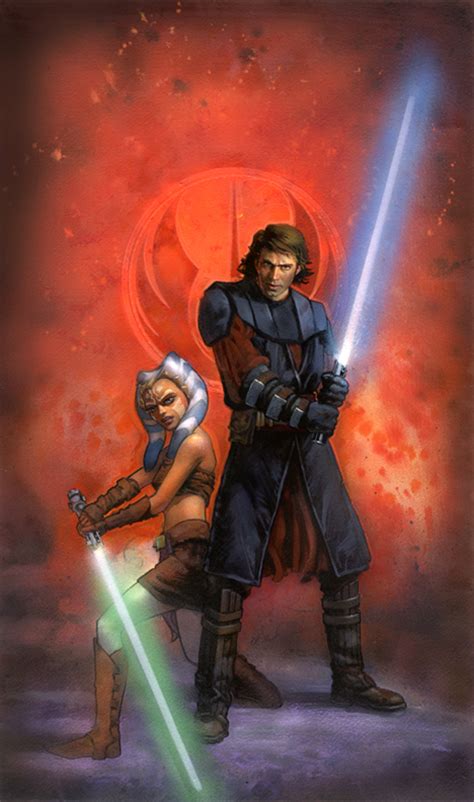 Star Wars The Clone Wars Anakin And Ahsoka