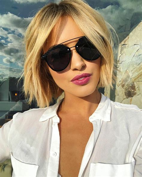 Best Glasses For Blonde Hair Banton Frameworks Short Layered Bob