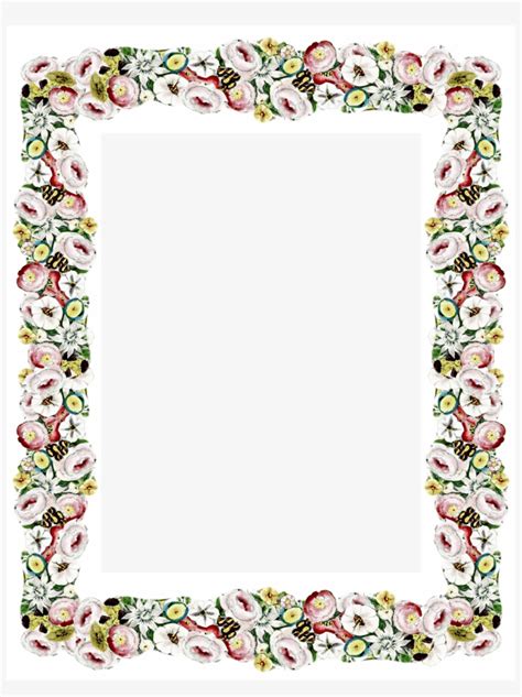 Spring Border Clipart Black And White