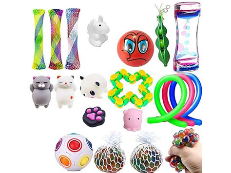 Conjunto de Brinquedo Sensorial Fidget Bola de Mármore Aperto para