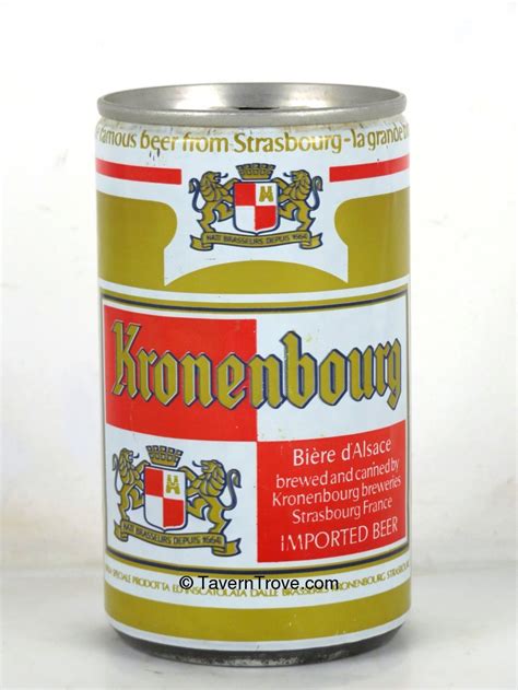 Item #100738 1985 Kronenbourg 33cl Beer Can Strasbourg Alsace Tab Top Can
