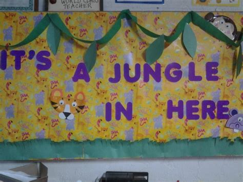 Jungle Bulletin Board Ideas