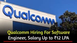 Qualcomm Hiring For System Engineer Recruitment Drive