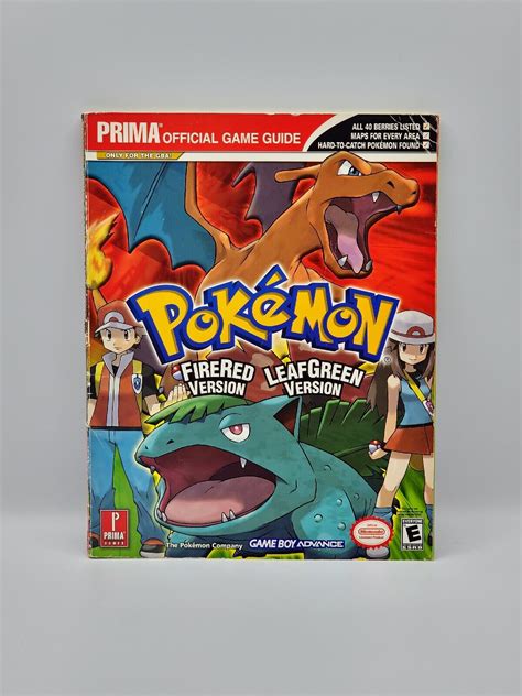 Pokemon LeafGreen And FireRed Version Prima Official Game Guide Game