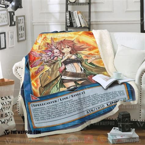 HOT Yu Gi Oh Anime Hiita The Fire Charmer Ablaze Blanket Express