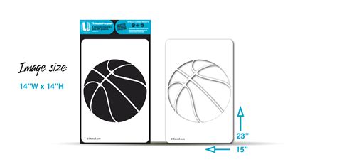 Basketball Stencil The Multipurpose Sptoos 501 U Stencil A