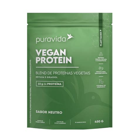 Vegan Protein Sabor Neutro Pura Vida G Me Gusta Veg