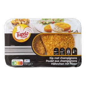 TUPELO FARM Poulet aux champignons pané 2 pcs bon marché chez ALDI