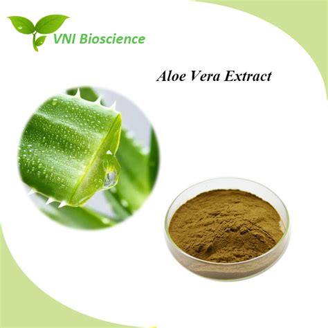 Kosher Halal Certified Natural Barbaloin Aloe Vera Extract China