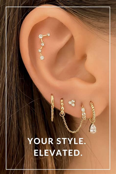 Cute Ear Piercings To Try In Assolari Cute Ear Piercings