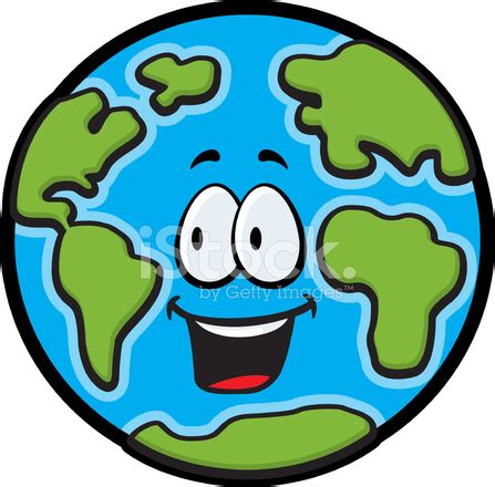 Earth Smiling Stock Vector FreeImages