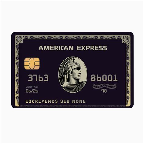 Black American Express Adesivo Popcard