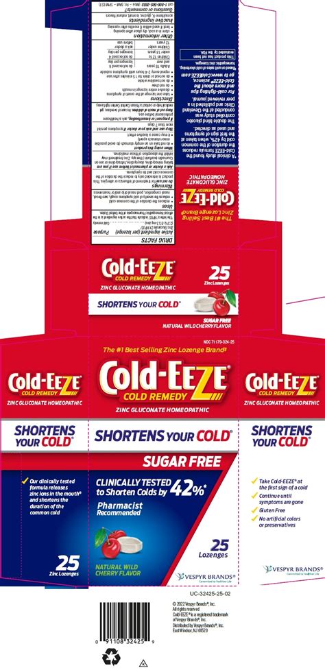 COLD EEZE COLD REMEDY Zinc Gluconate Lozenge