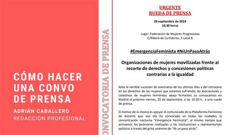 Descubre Ejemplos De Convocatorias De Prensa Efectivas ValoresUniversales