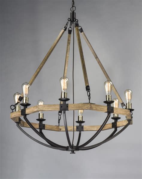 Lodge 8 Light Chandelier Chandelier Maxim Lighting