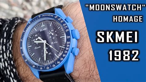 Skmei 1982 Moonswatch Homage Review With Chronograph Skmei