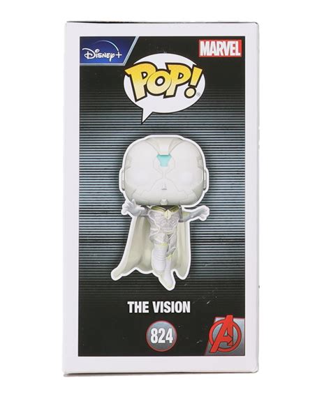 Paul Bettany Signed Wanda Vision The Vision Bobble Head Funko