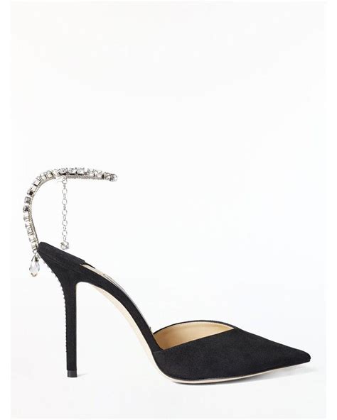 Jimmy Choo Leather Saeda Pumps In Black Lyst