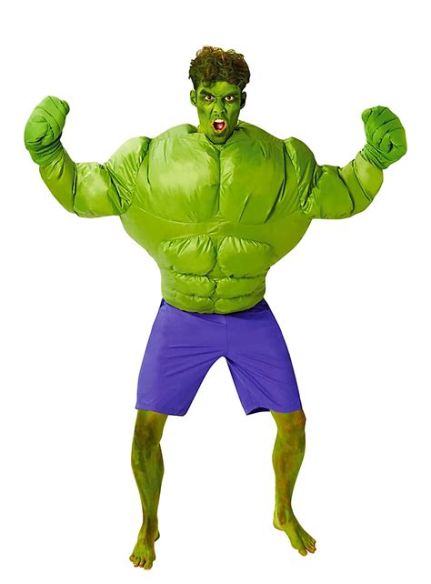 D Guisement De Hulk Gonflable Maskworld