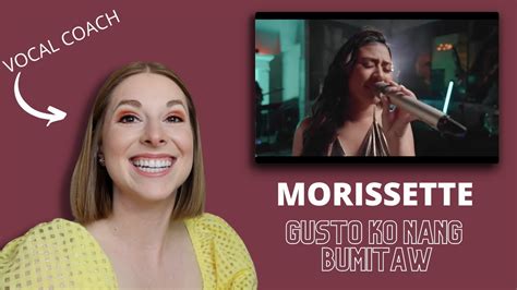 Danielle Marie Reacts To Morissette Amon Gusto Ko Nang Bumitaw Live