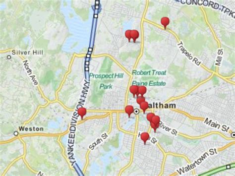 SEX OFFENDER MAP Where Do Waltham S Highest Level Sex Offenders Live