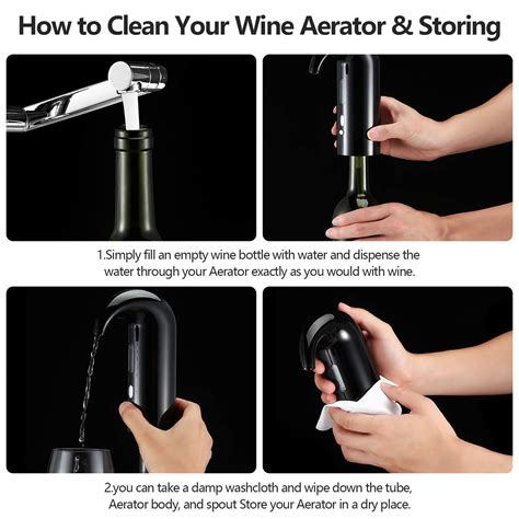 Electric Wine Aerator Pourer Wine Decanter Pump Dispenser Set Stopper