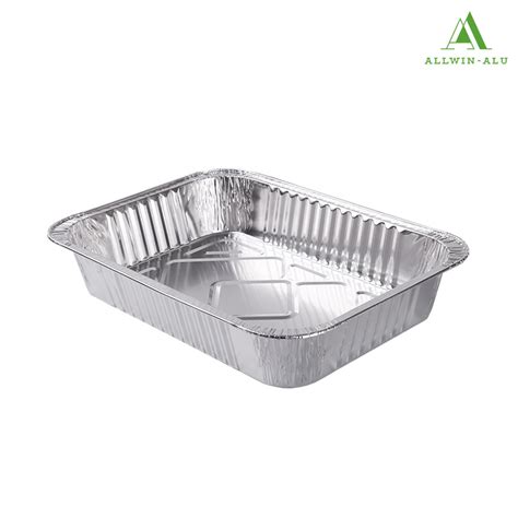 Disposable Catering Food Aluminum Foil Container with Lid - Aluminum ...