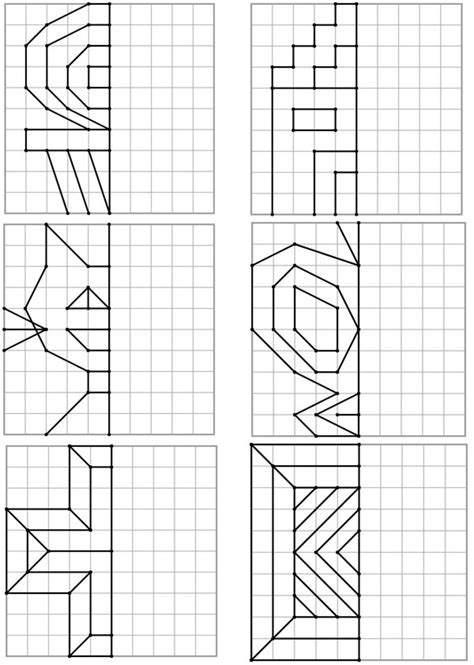 Voici un nouveau dossier de géométrie sur la symétrie 48 dessins sur