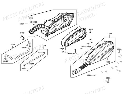 Boite A Air Pi Ces Kymco Neuves Pi Ces Scooter Xciting S I Abs T