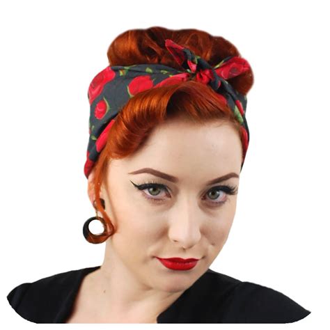 Rockabilly Rose Bandana The Inkabilly Emporium