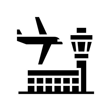 Airport Icon Vector Symbol Design Illustration 26221676 Vector Art at