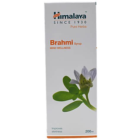 Buy Himalaya Wellness Syrup Brahmi Mind Wellness Improves Alertness