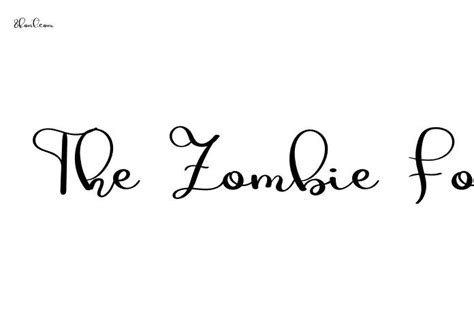 The Zombie Font - Free Font Download