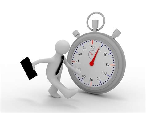 premium photo businessman working  time