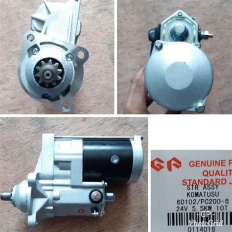 Jual Dinamo Starter Gp Komatsu D Pc Shopee Indonesia