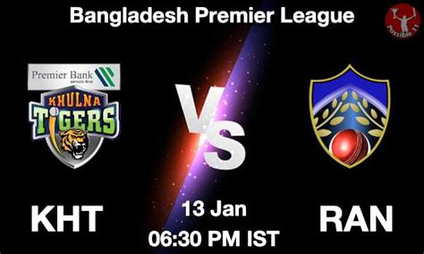 Kht Vs Ran Dream Prediction Team Live Cricket Jan