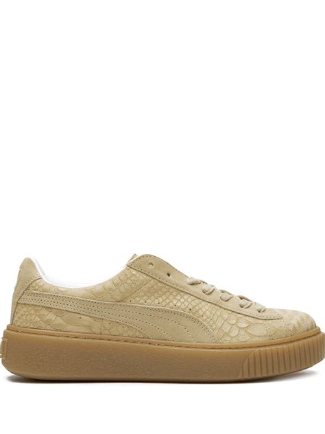 PUMA Platform Exotic-Skin Sneakers - Farfetch