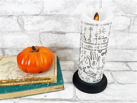 DIY Black Flame Candle a Hocus Pocus Craft