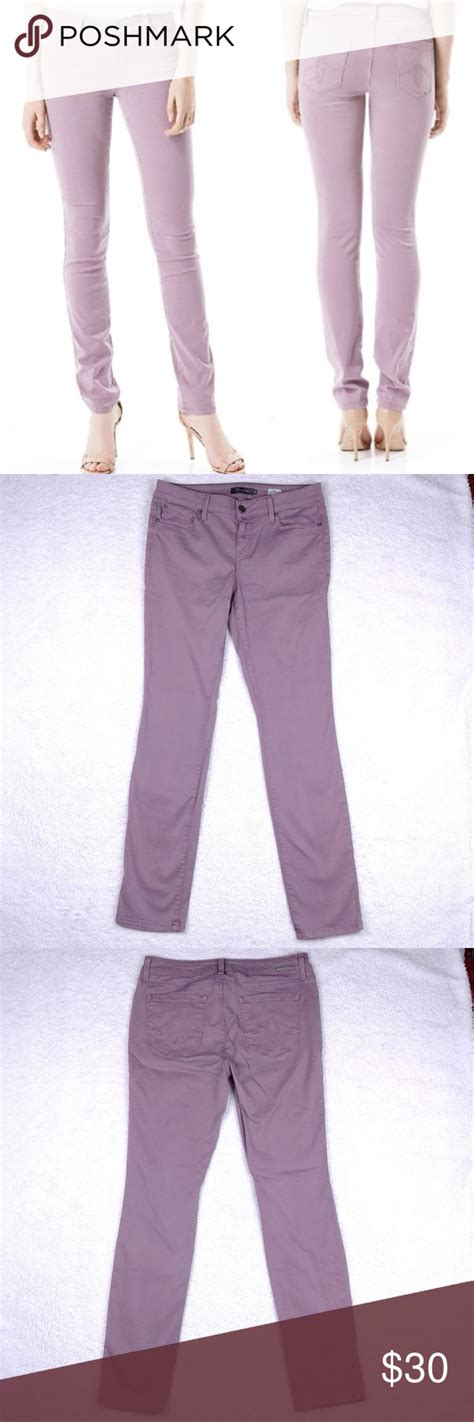 Level 99 Lily Skinny Straight Lilac Jeans Size 29 Anthropologie Jeans